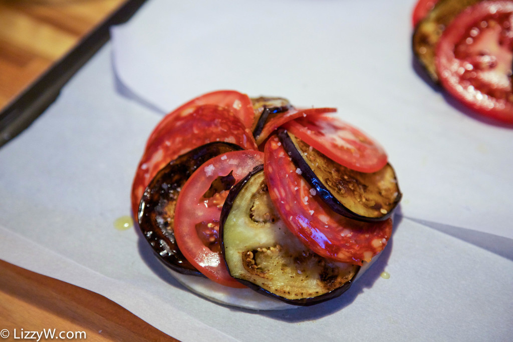 Eggplant Chorizo puff pastry