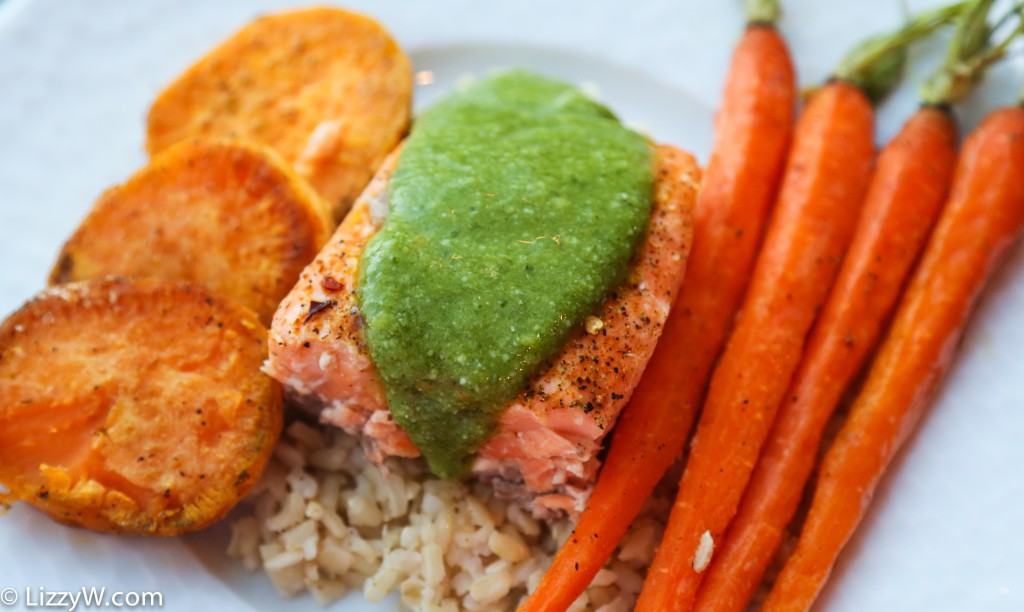 Basil Pesto Salmon