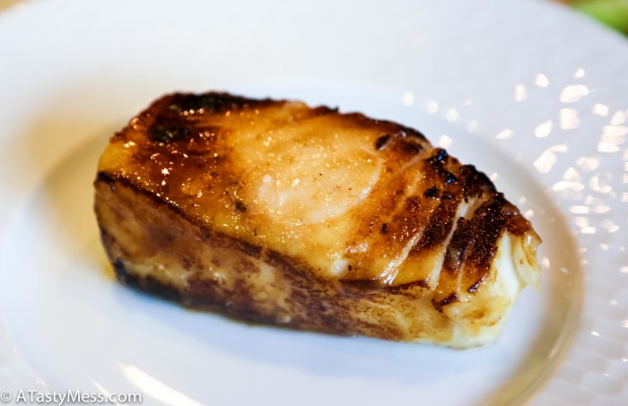 Sous Vide Miso Sea Bass via ATastyMess.com