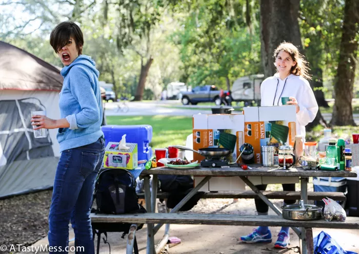 Texas Campfires and Tin Foil Dinners via ATastyMess.com