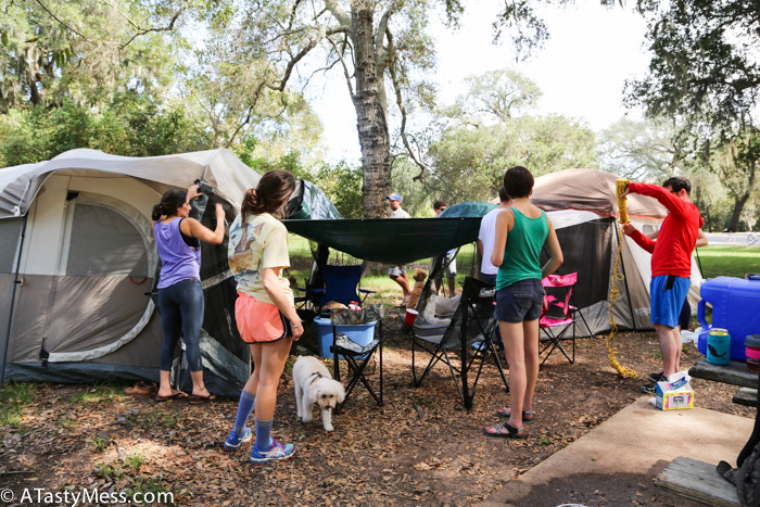 Texas Campfires and Tin Foil Dinners via ATastyMess.com