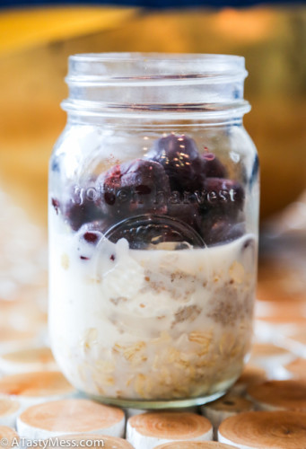 Overnight Oats via ATastyMess.com